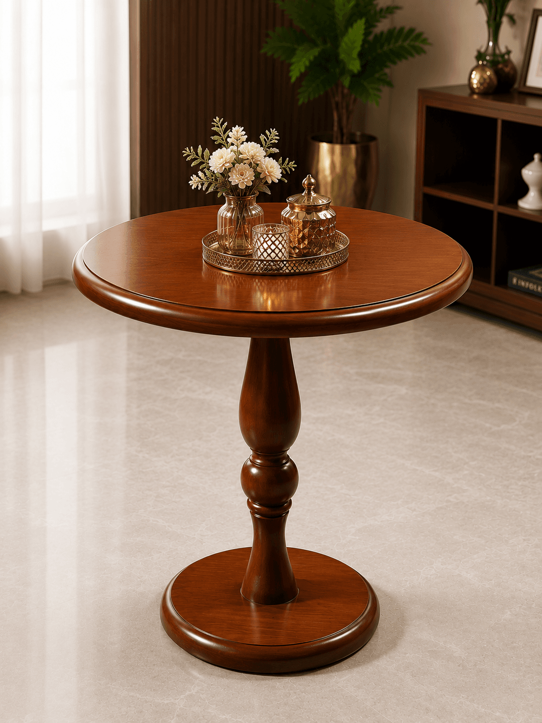 Heavens Kensington Round Accent Table