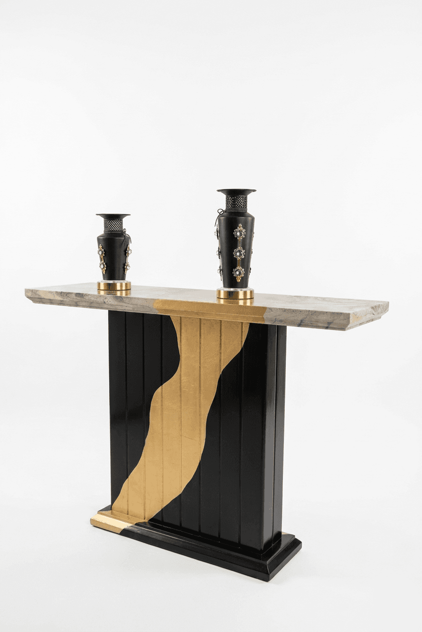 Heavens Imperial Marble Console